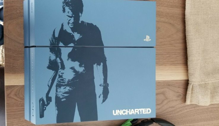 PS4 Uncharted Model Console 1TB With Afterglow Headset and USB Cable