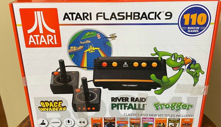 Atari Flashback 9 AR3050 HDMI Recreation Consoles with Wired Joystick Controllers -…