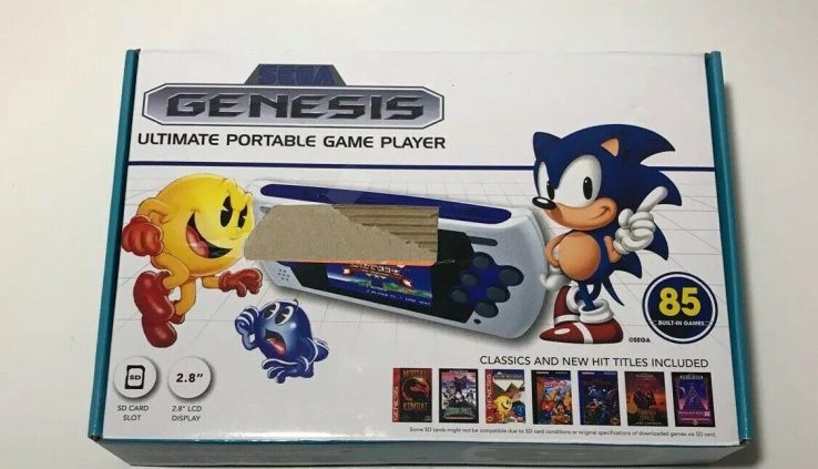 SEGA Genesis Closing Transportable Game Participant 85 Built-in Games ATGames 2018 EUC