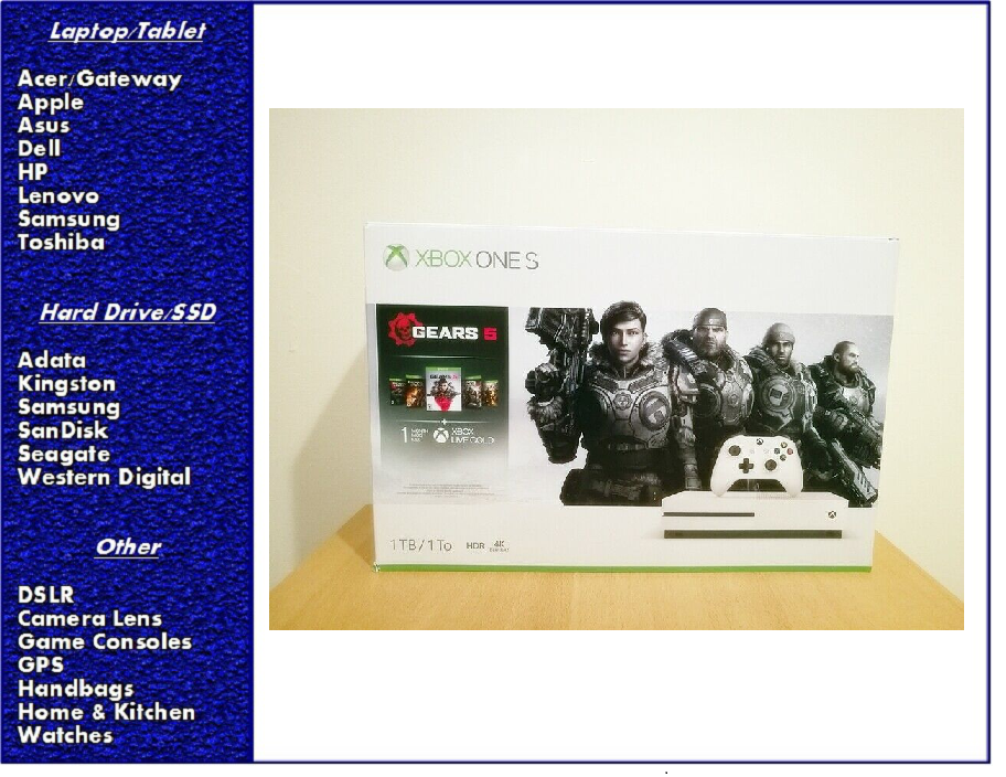 Xbox One S 1tb Console Gears 5 Bundle New Sealed Icommerce On Web