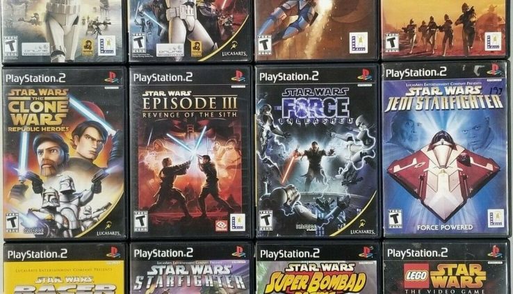 Star Wars games (Playstation2) Ps2 TESTED