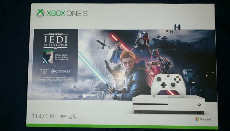 NEW Xbox One S 1TB Console – Huge name Wars Jedi: Fallen Narrate Bundle