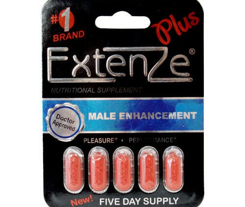 Extenze Plus, Pleasure & Efficiency Male Enhancement – 5 ea