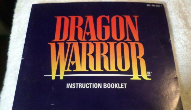 DRAGON WARRIOR (Nintendo NES) INSTRUCTION MANUAL ONLY No Sport Rare!