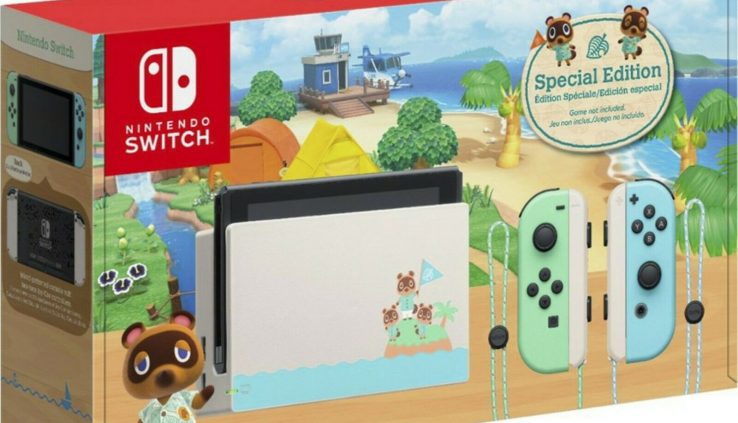 Animal Crossing Original Horizons Model Nintendo Switch Console Original Particular Model