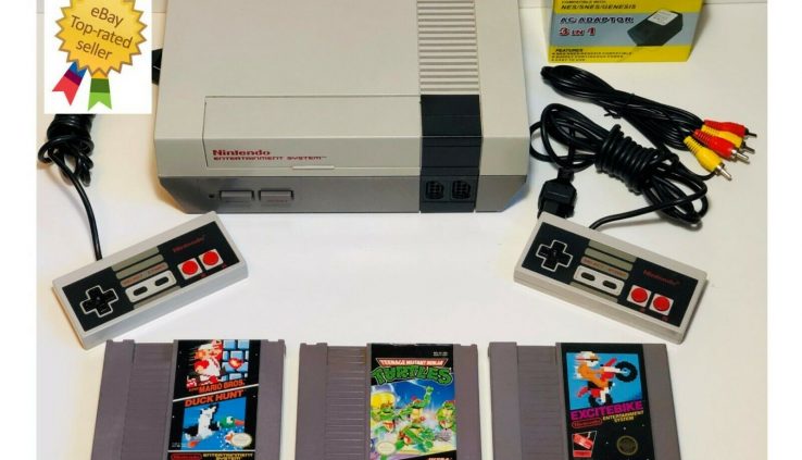 Nintendo NES REFURBISHED Console Games Long-established Plot Mario TMNT Excitebike