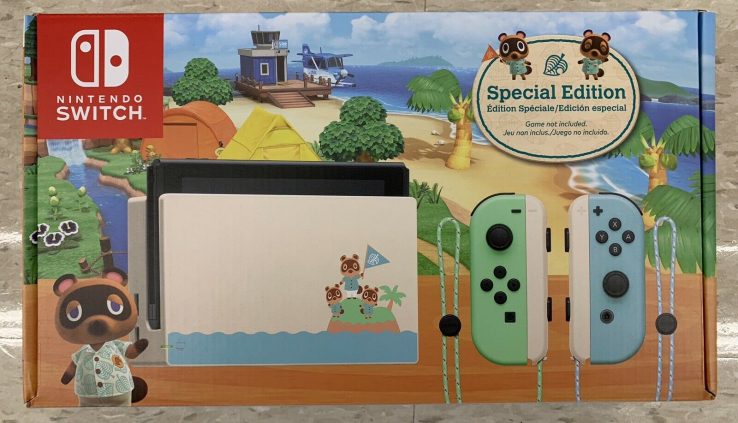 Nintendo Switch Console Animal Crossing Unusual Horizon Special Model – NO GAME