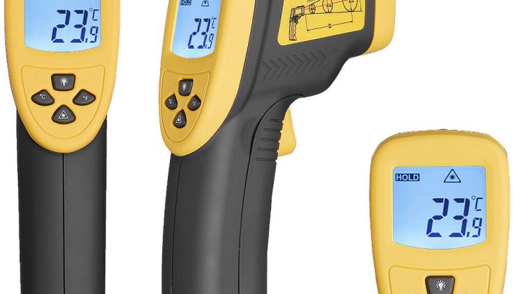 Non Contact IR Infrared Digital Temperature Gun Thermometer Laser DT8750