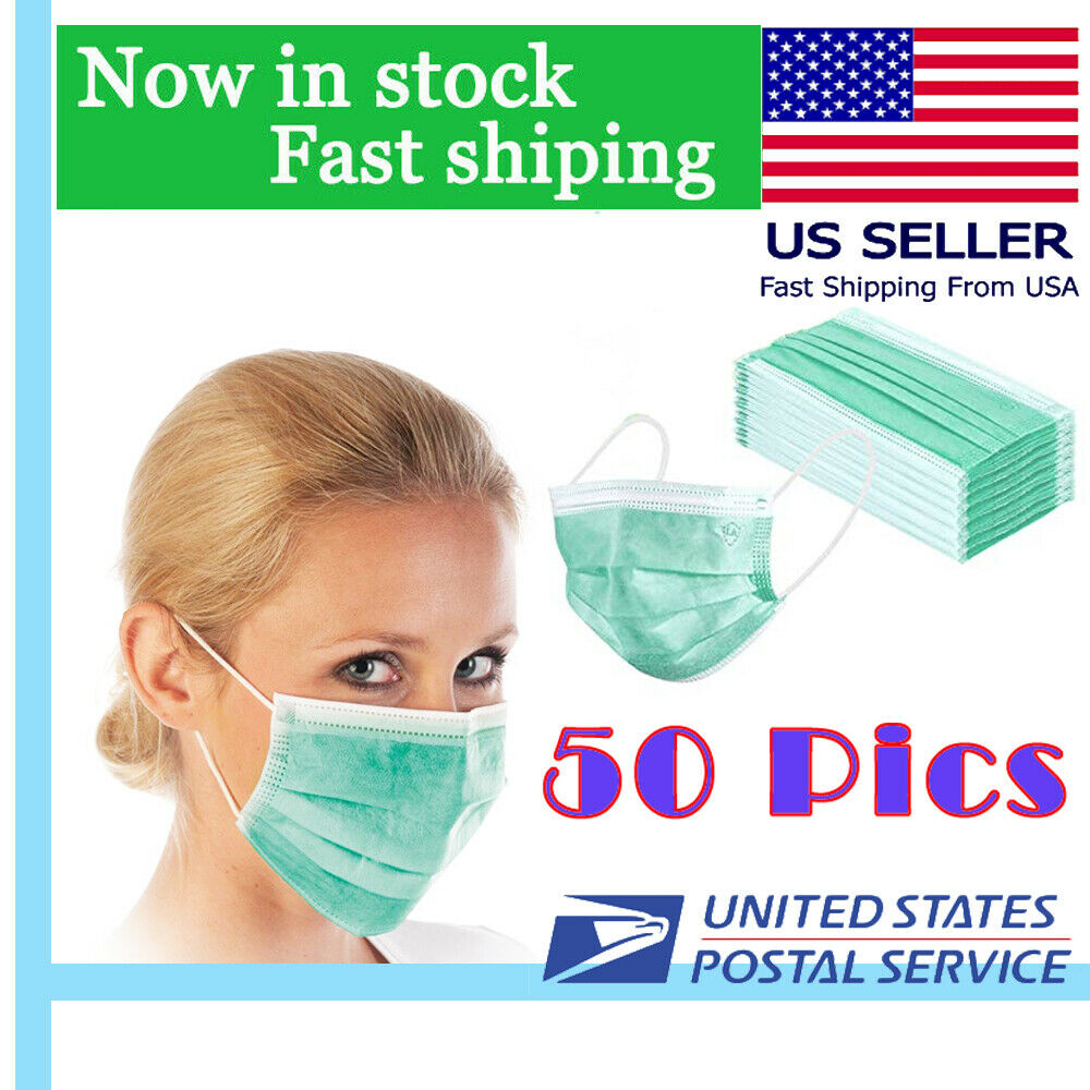 Astm Level2 50pcs Disposable Earloop Face Mask 3 Ply Clinical Institution Tremendous 3363