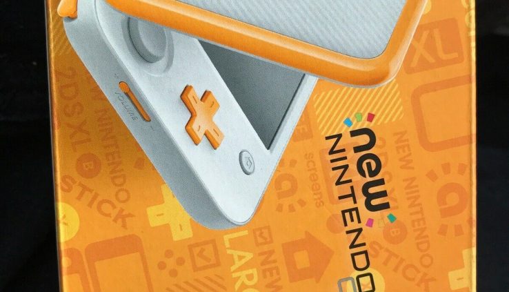 NEW Nintendo 2DS XL White Orange Handheld Console
