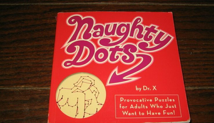 NEW NAUGHTY DOTS Adult Bright Connect the Dots Puzzle Book