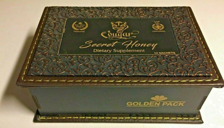Cougar Secret Honey For Males, Pure Energy Magnify, 6 sachets (Half Box)
