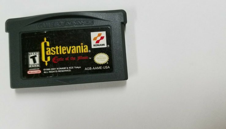 Castlevania: Circle of The Moon (Legit)(Nintendo Sport Boy Come, GBA 2001)