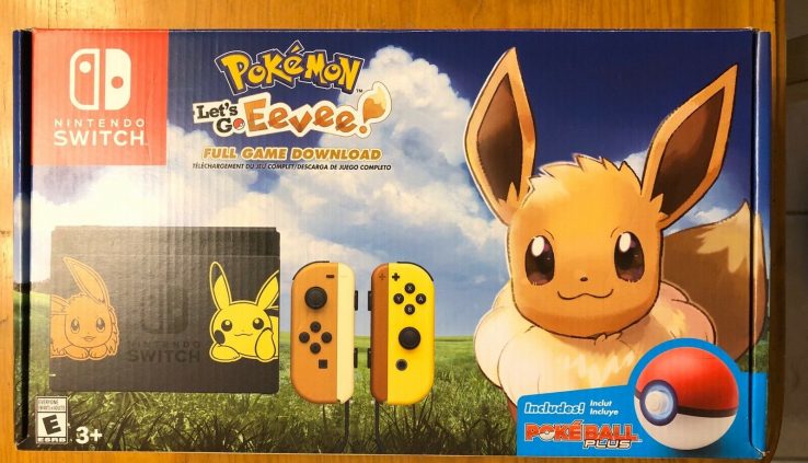 Nintendo Swap Console Let’s Scramble Eevee! Model