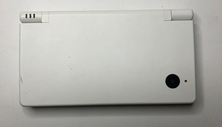 Nintendo DSi White Handheld Gaming Gadget Console Easiest! Tested! Works No Charger