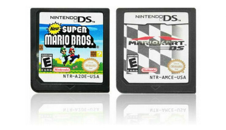 MARIO KART DS+Gigantic Mario Bros Sport Card For Nintendo 3DS DSI DS XL Xmas Reward US