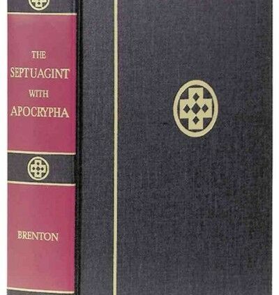 Septuagint With Apocrypha Greek and English, Hardcover by Brenton, L. C. L., …