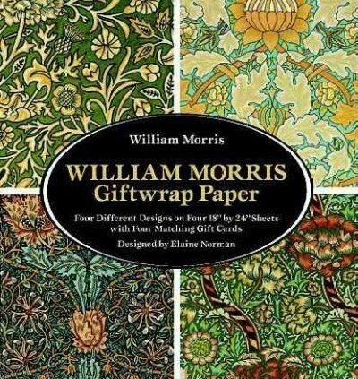 William Morris Giftwrap Paper, Paperback by Morris, William, Cherish Novel Ragged, F…