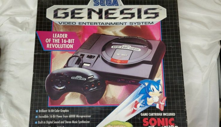 SEGA Genesis Console Normal Box Most appealing Sonic the Hedgehog Ed.