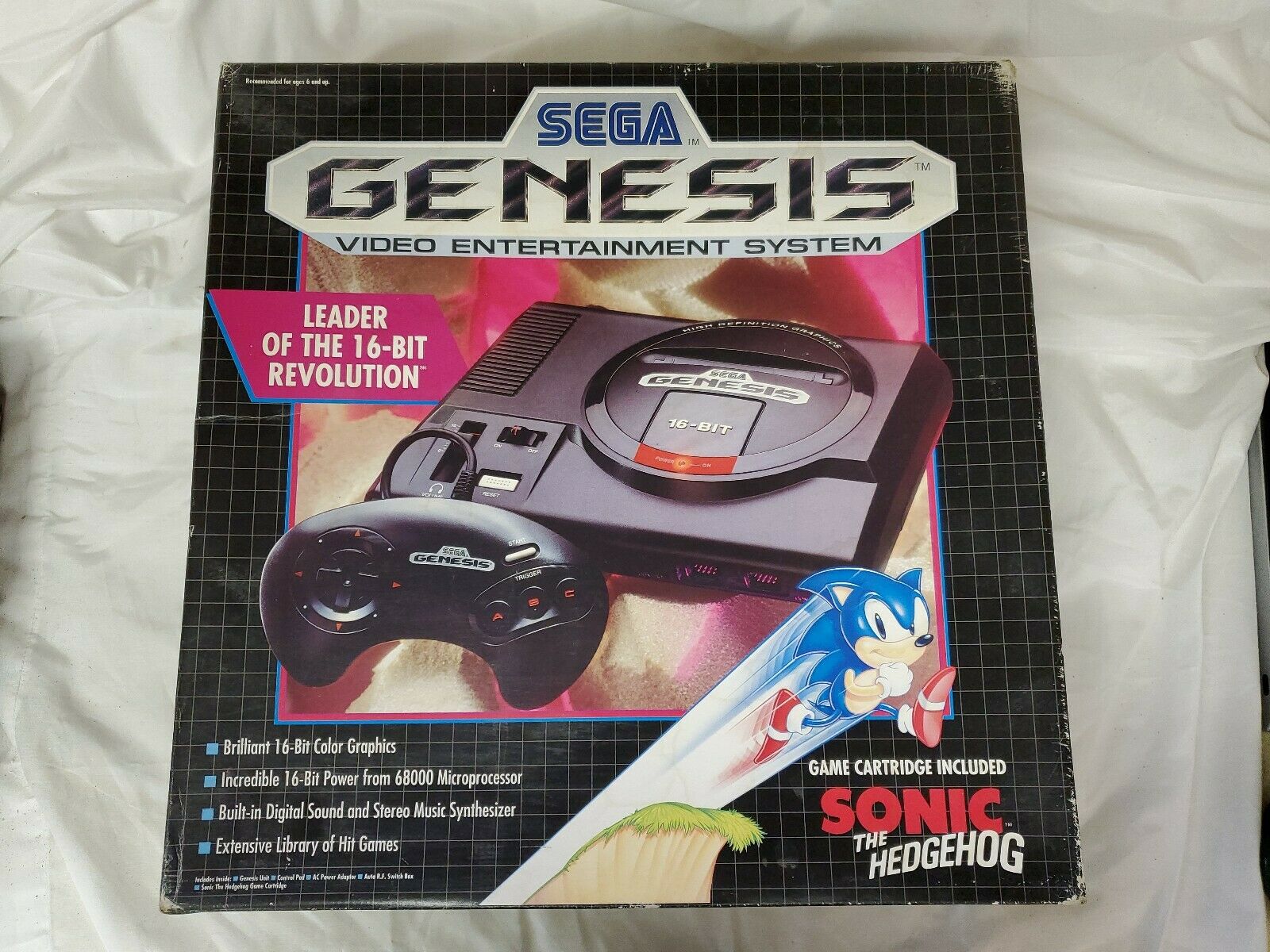 Sega Genesis Console Normal Box Most Appealing Sonic The Hedgehog Ed Icommerce On Web 6704