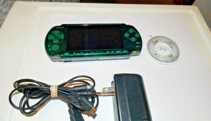 SONY  PSP 3001  SPIRITED GREEN HANDHELD SYSTEM