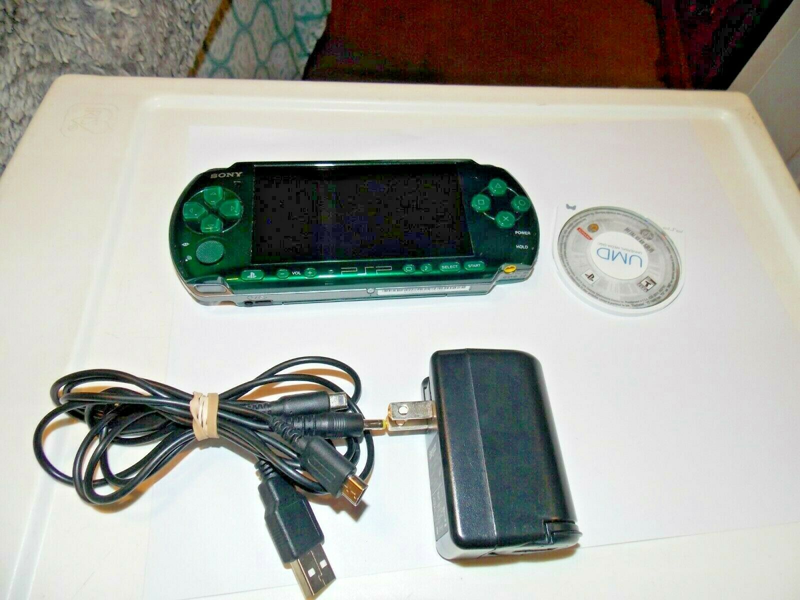 SONY PSP 3001 SPIRITED GREEN HANDHELD SYSTEM on 