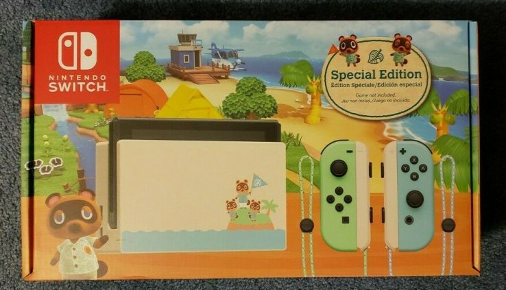 Nintendo Change Animal Crossing Unique Horizon Particular Model Console NEW