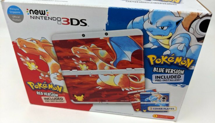 Fresh Nintendo 3DS Pokemon Twentieth Anniversary Handheld Intention Model Fresh