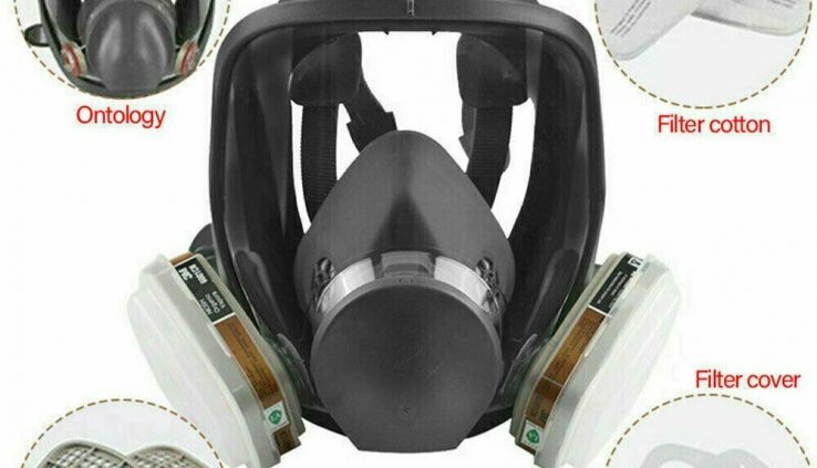 7in1 Stout Face Vapour Fuel Mud Veil Respirator For 3M – 6800 Spray Paint Veil US