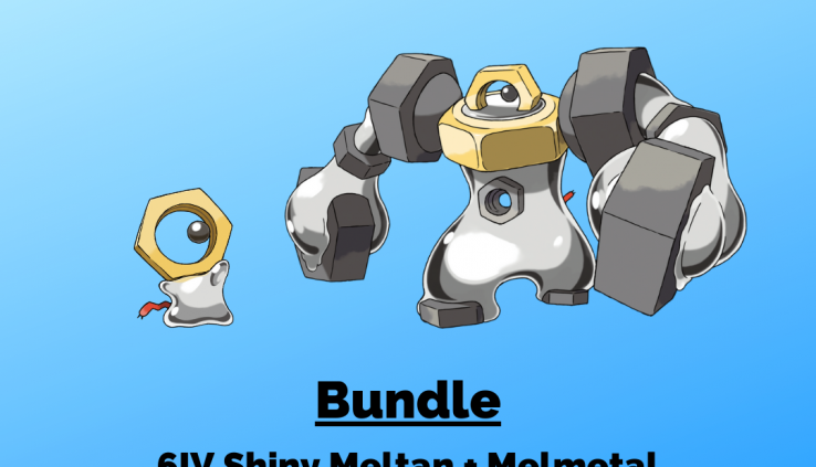 Pokemon Sword And Protect Vivid/Non shiny 6IV Meltan And Melmetal (FAST DELIVERY)