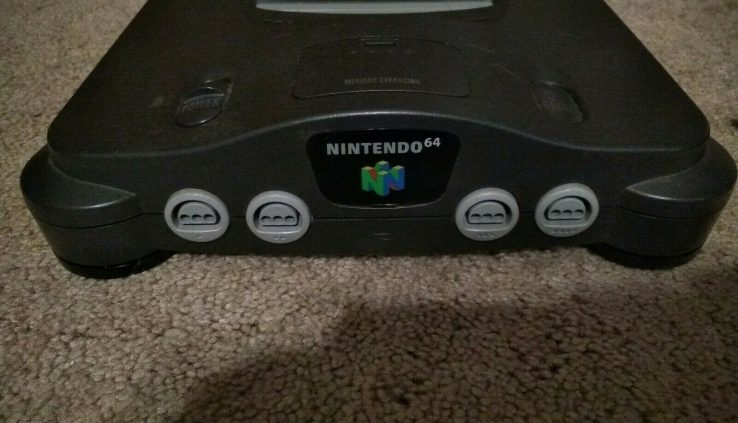 Normal Nintendo 64 Console, Two Controllers + Two Rumble Packs.