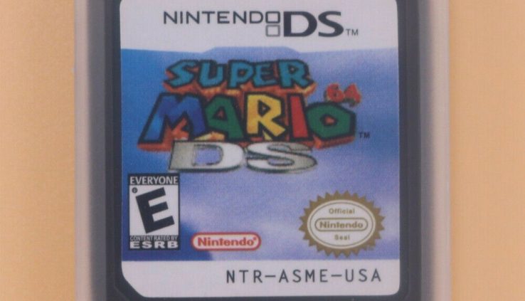 Original Astronomical Mario 64 Sport Card For Nintendo 3DS NDSL DSI DS XL Christmas Gift US