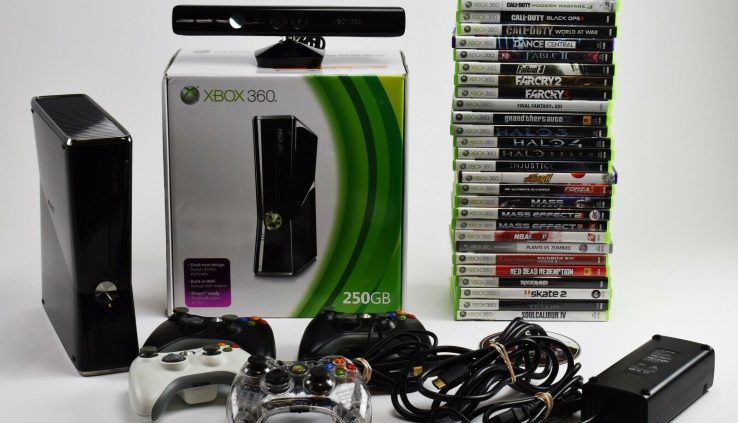 Microsoft X-Field 360 S Console w/ Controllers & 31 Video games Bundle – NO RESERVE LY3