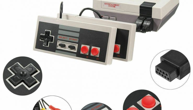 Retro Sport Console 620 Constructed-in MINI Classic NES Nintendo Games w/ 2 Controllers