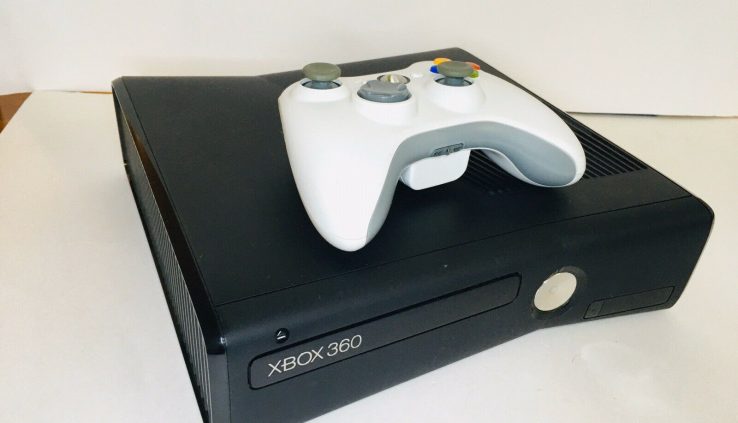 Microsoft Xbox 360 S 1439 Sunless. No Arduous Drive. No Cords. Fully Examined