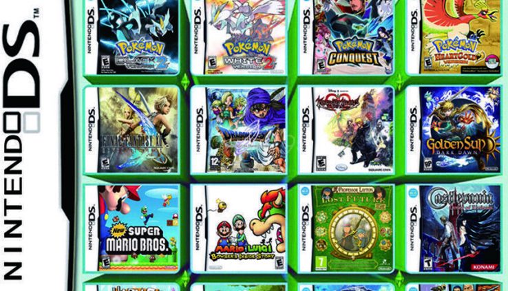 208 in 1 Games Cartridge Multicart For DS NDS NDSL NDSI 2DS 3DS US SHIP
