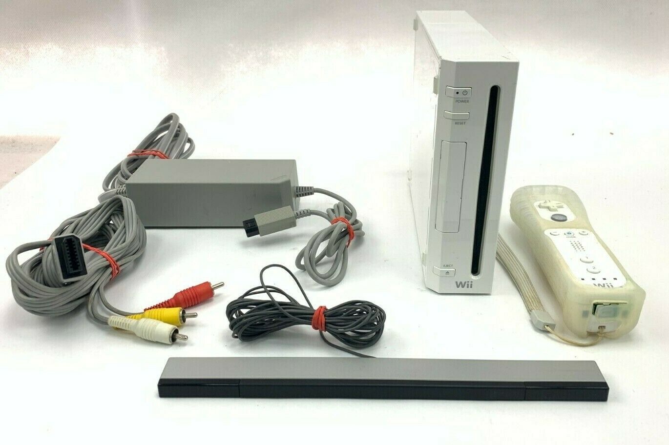 Nintendo Wii White Console with Cables GameCube Love minded Examined