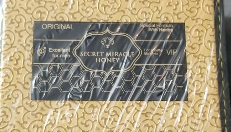 Secret Miracle Honey fashioned (Male Sexual Enhancement.12 Sachets for Men)