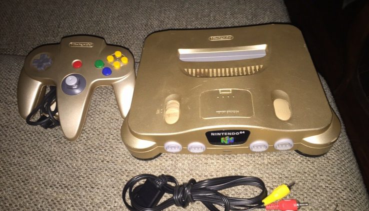 Nintendo 64 Console Gold Restricted Edition N64 USA Machine US vendor