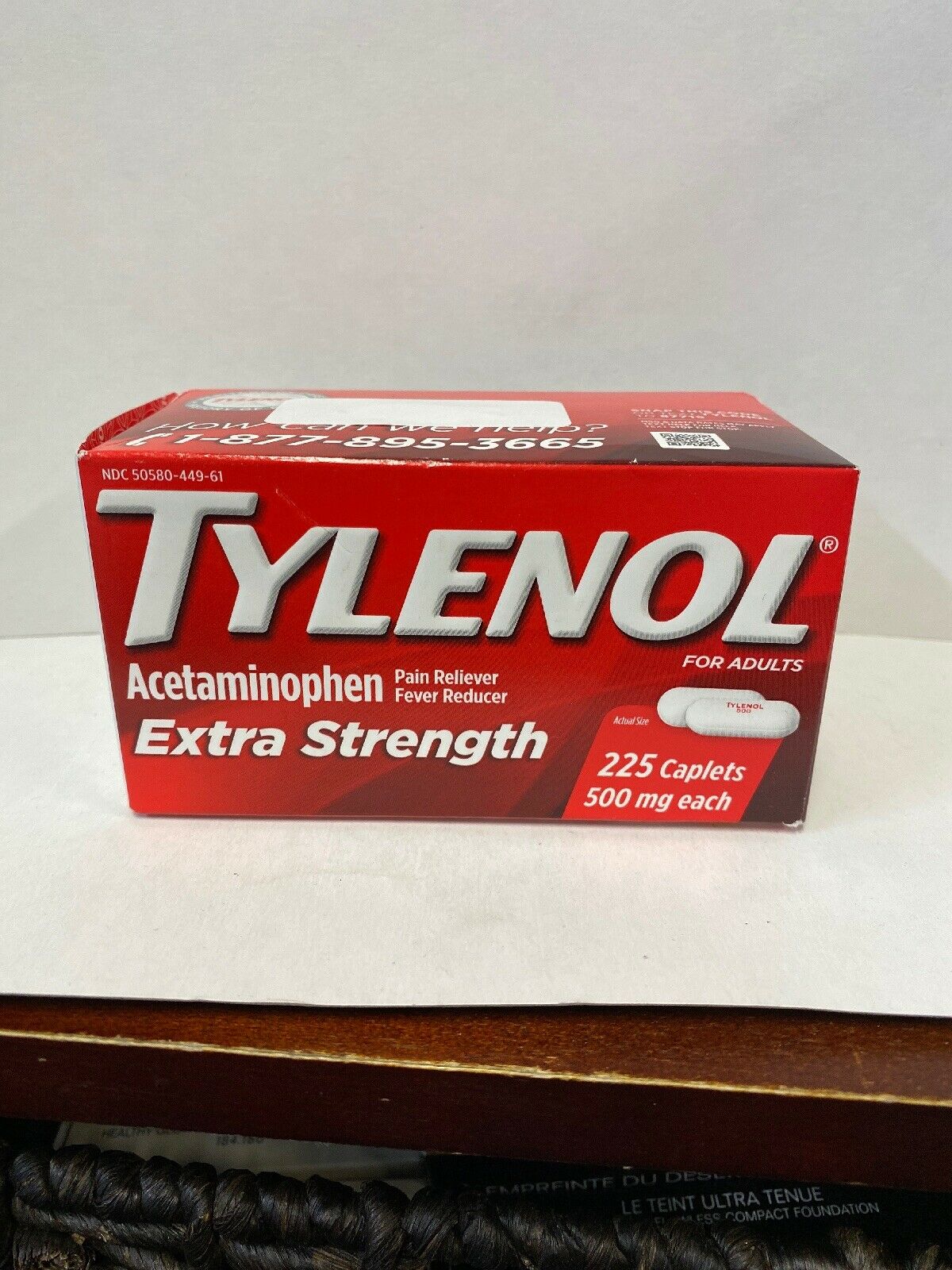 Tylenol Additional Strength Acetaminophen 500mg, 225ct Caplets ...