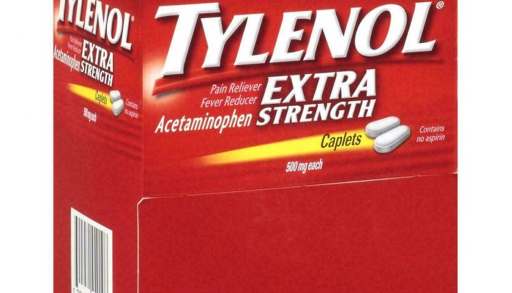 TYLENOL Extra Energy Anxiety – Fever Reducer Caplets, Two-Pack, 50 ea