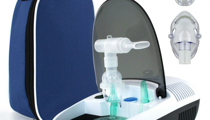 Compact & Transportable Compressor Nebulizer Machine – Lag Fetch, Adult/Baby Masks