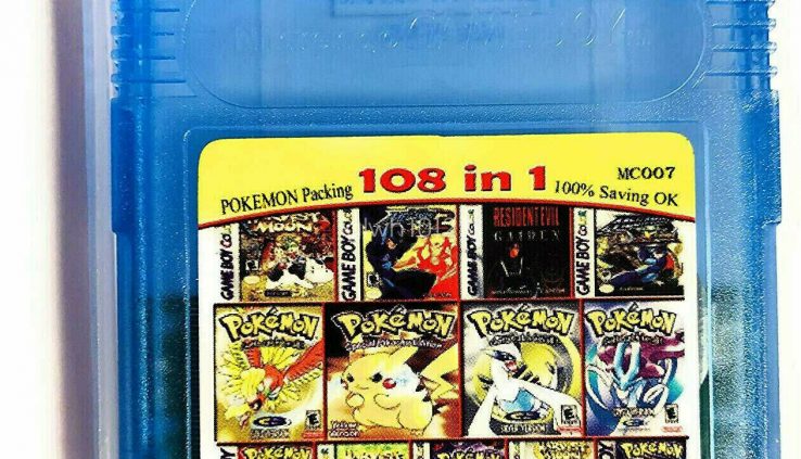 108 in 1 Game Boy Near Coloration GBC SP Multicart Cartridge