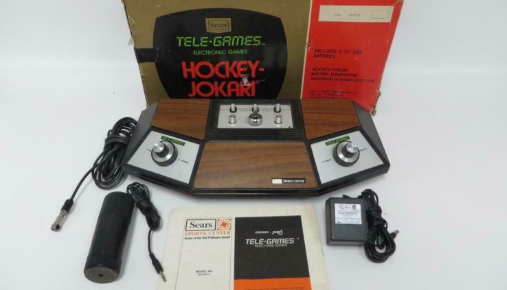 Sears Tele-Games Sports Heart Hockey Jokari in Box Mannequin 362.997310 ~ WORKS!