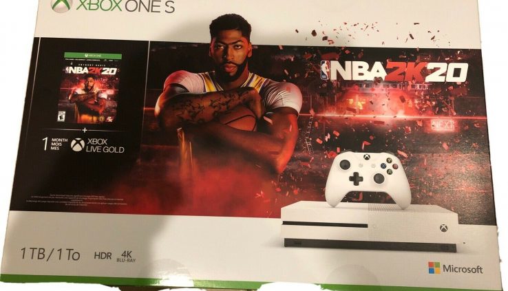 Xbox One S 1TB NBA2K20 Console Physical Reproduction Game Bundle Novel