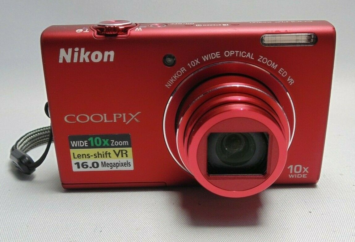 Nikon COOLPIX S6200 Digital Camera 16.0MP 2.7" 10x OZ 4x DZ