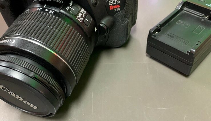 Canon EOS Riot T3i  18.0MP Digital SLR Camera – w/ equipment lens EF-S 18-55mm IS