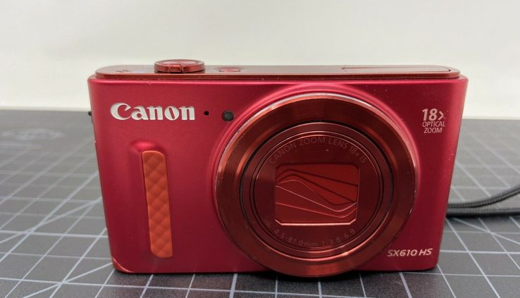 Canon PowerShot SX610 HS 20.2MP Digital Digital camera – Red