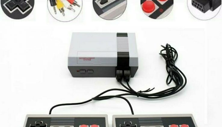 Retro Game Console 620 Constructed-in MINI Classic  Video games with 2 Controllers