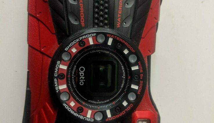 Pentax Digital Digicam Red WG-10 Adventure Water-resistant –
